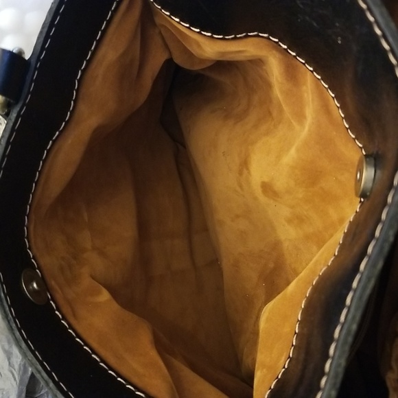 Patricia Nash Summer Evening Bloom Leather Tasseled Bag💐 - Picture 10 of 12